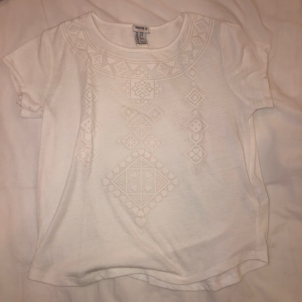 White Forever 21 Shirt